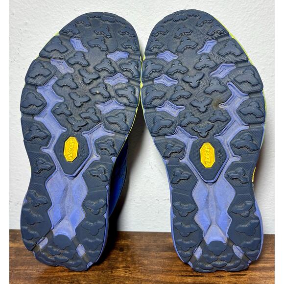 Hoka Speedgoat 5 Shoes Mens 8.5D Outer Space Bluing Trail Hiking Vibram Terrain - Picture 10 of 12